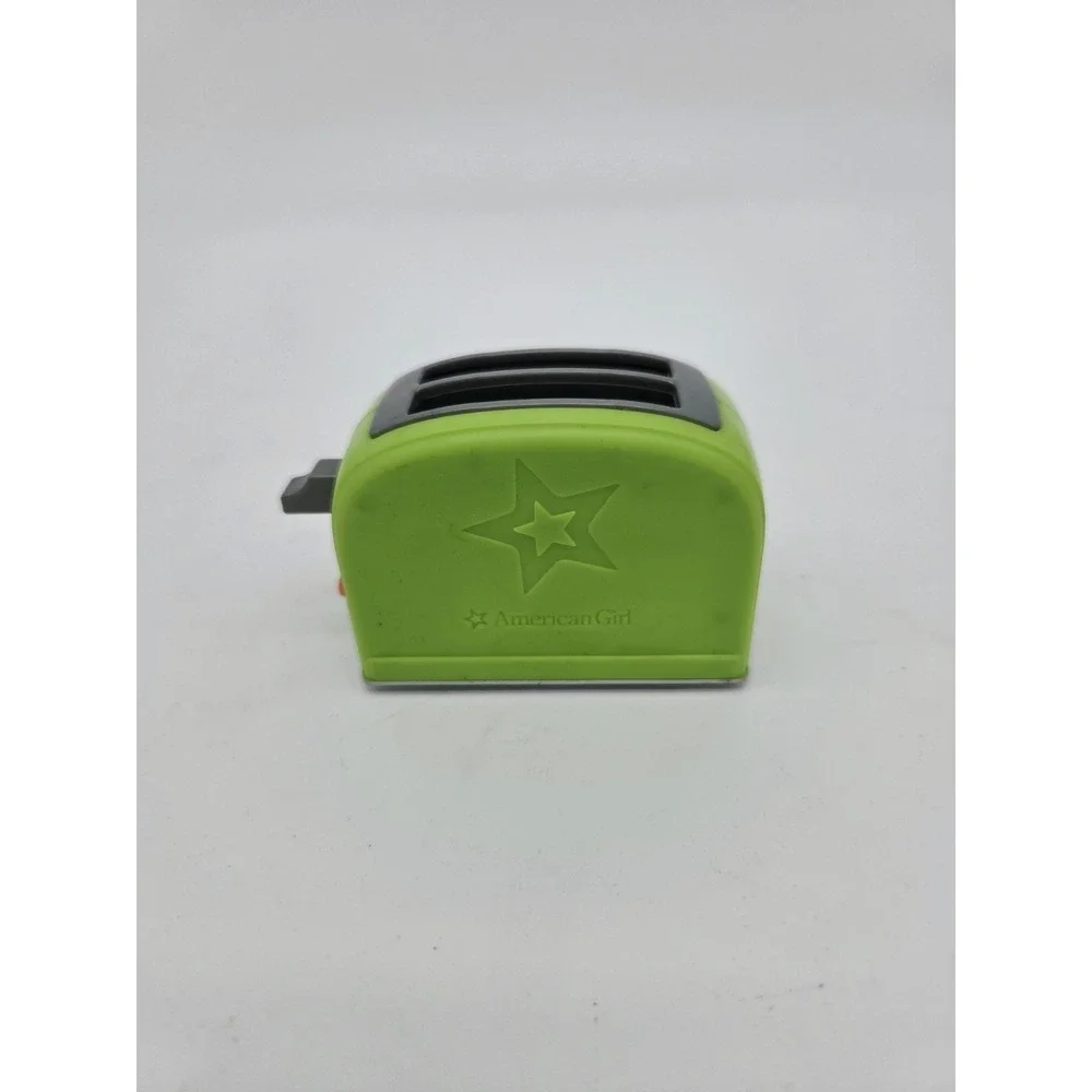 American Girl Green Pretend TOASTER 2.75" Plastic Toy for 18" Dolls - Picture 1 of 5